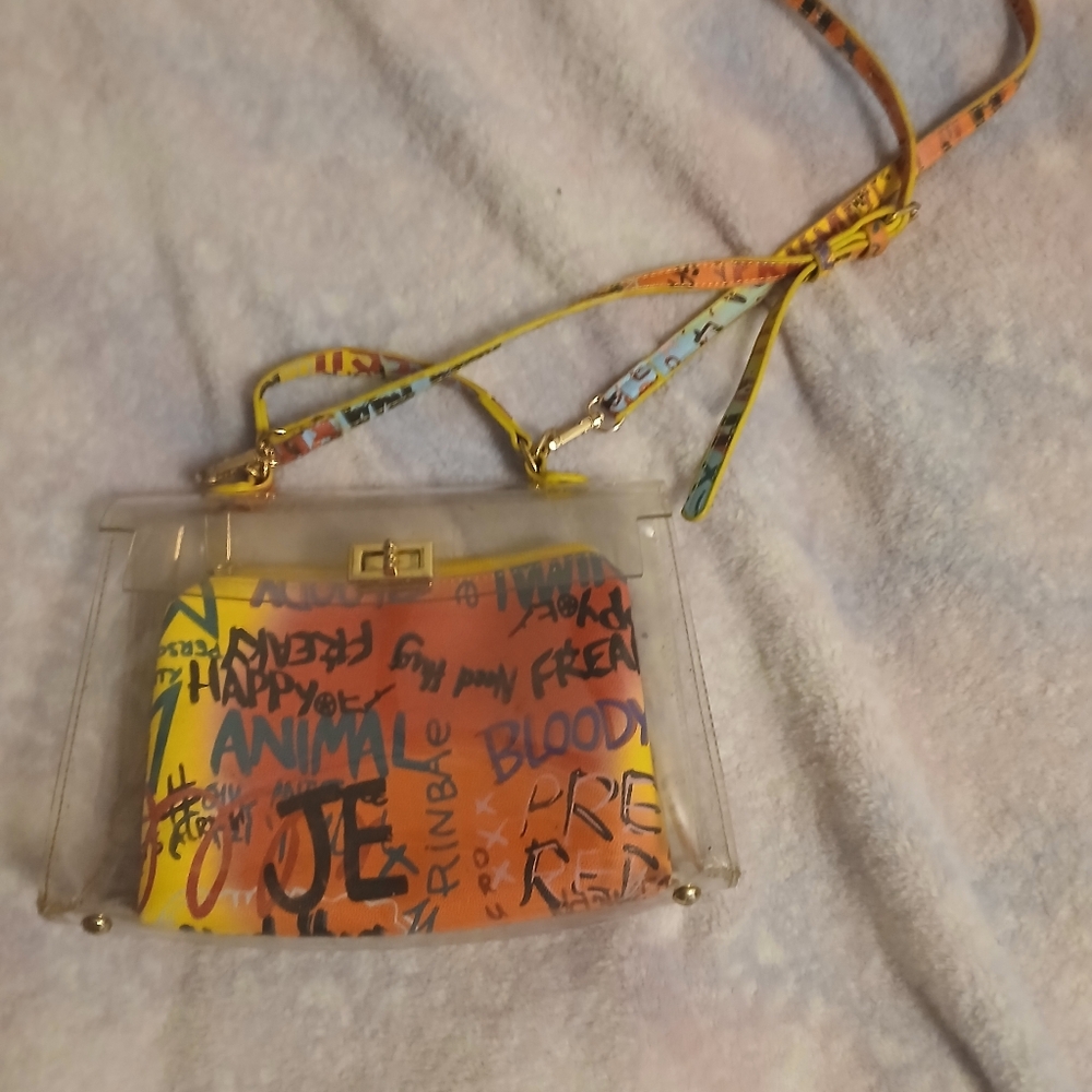 graffitti style crossbody    suggested donations